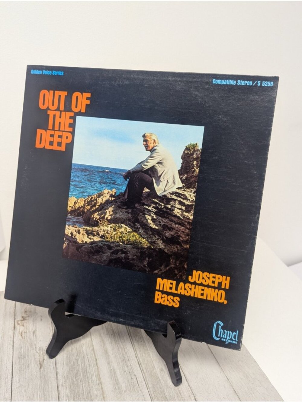 Joseph Melashenko, Out Of The Deep S-5258 Chapel Records Vinyl, Golden Voice